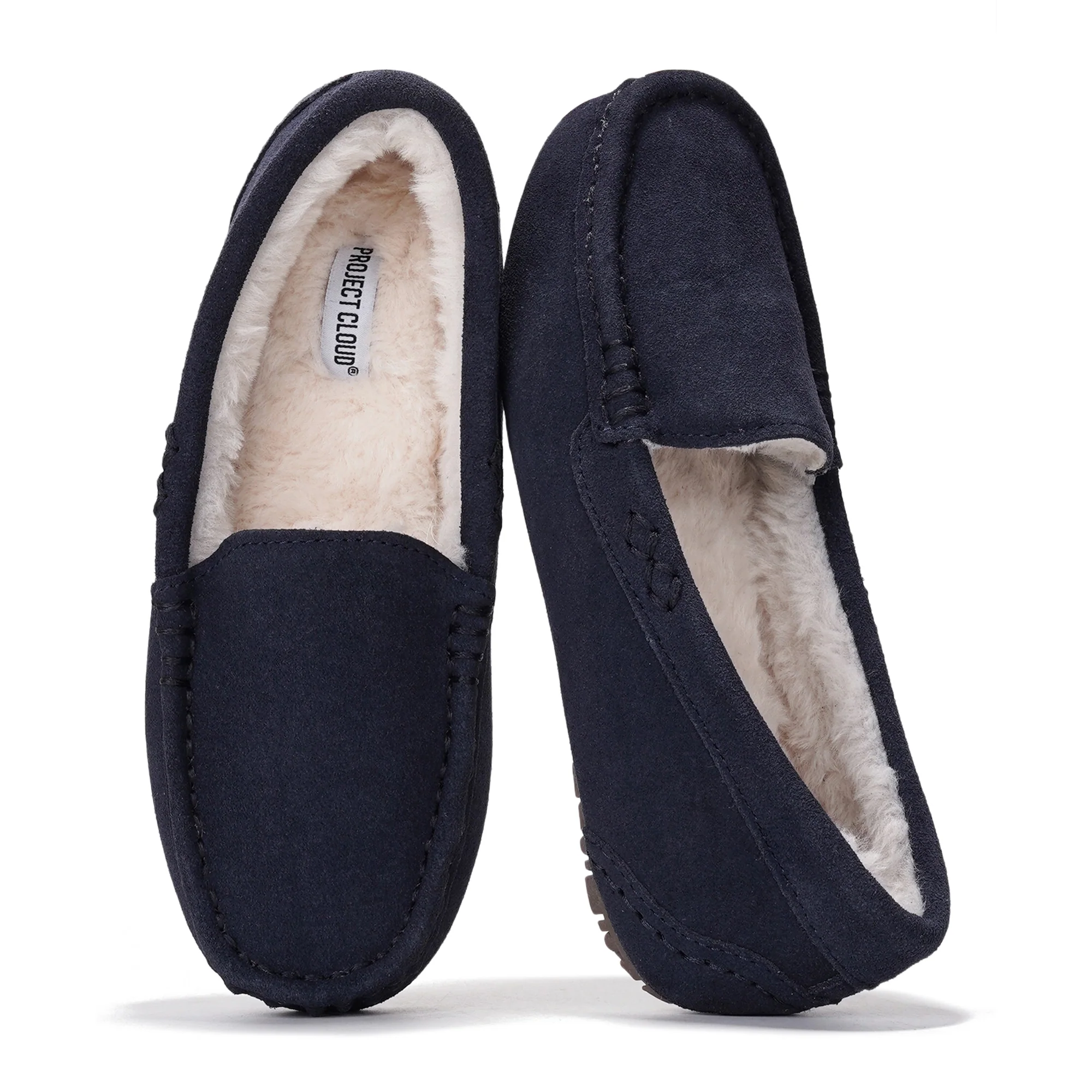 Project Cloud Women's | 100% Genuine Suede Loafers | Memory Foam | Lightweight | Non-Slip - Cathi - Image 31