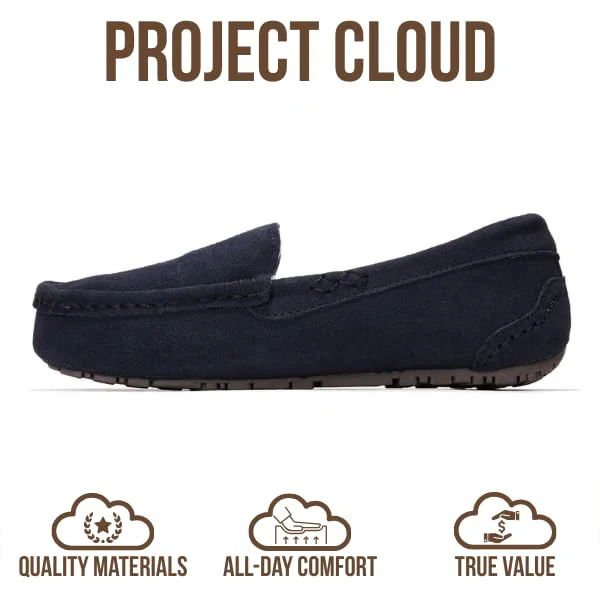 Project Cloud Women's | 100% Genuine Suede Loafers | Memory Foam | Lightweight | Non-Slip - Cathi - Image 33