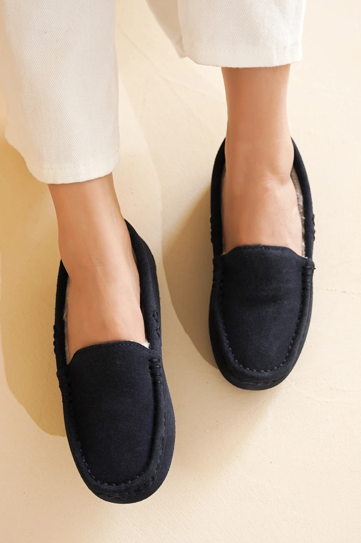 Project Cloud Women's | 100% Genuine Suede Loafers | Memory Foam | Lightweight | Non-Slip - Cathi - Image 35