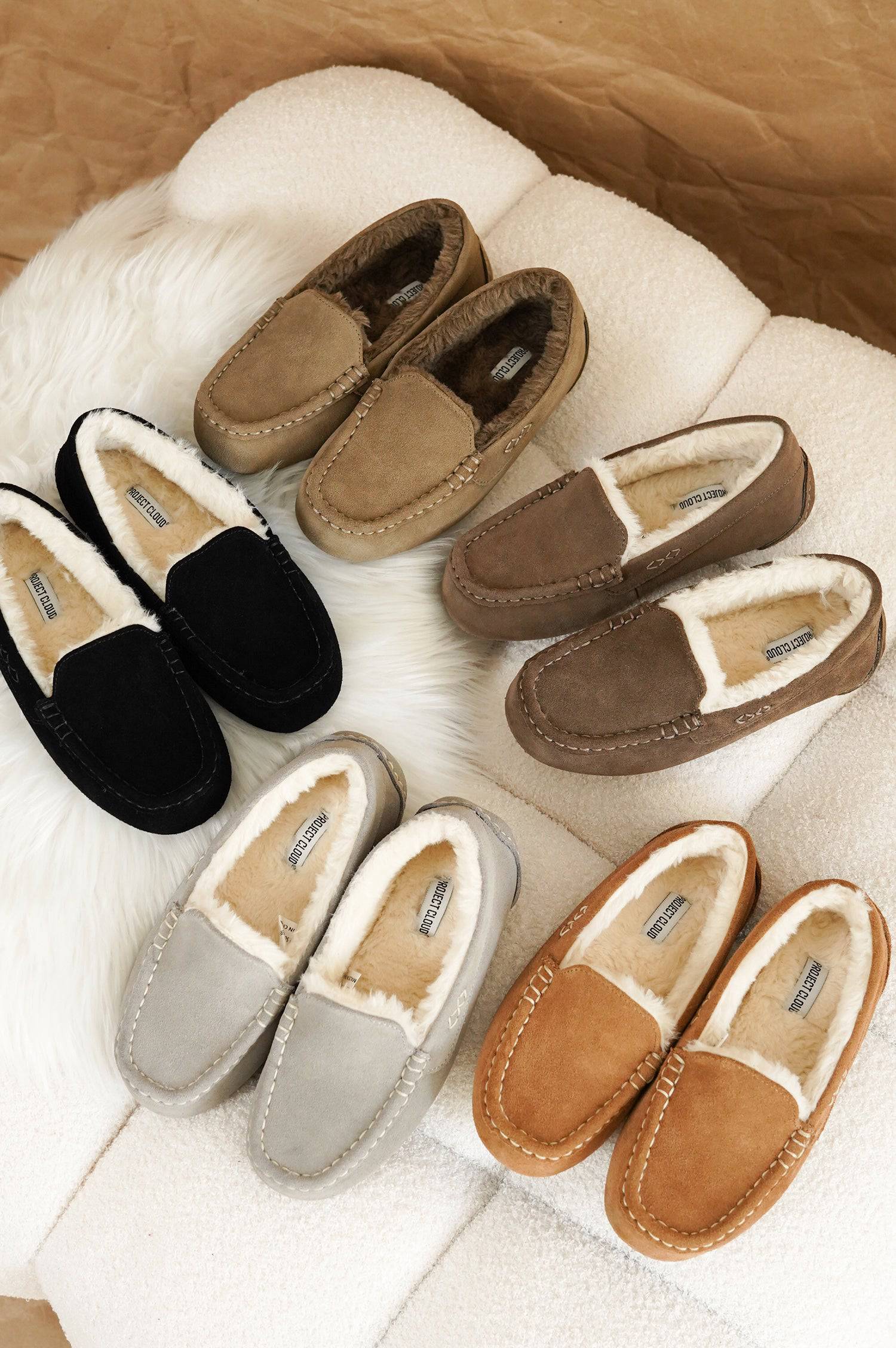 Project Cloud Women's | 100% Genuine Suede Loafers | Memory Foam | Lightweight | Non-Slip - Cathi - Image 36