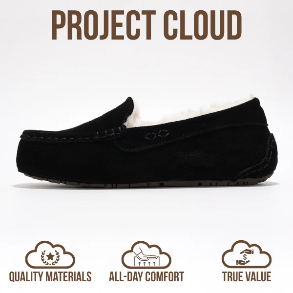Project Cloud Women's | 100% Genuine Suede Loafers | Memory Foam | Lightweight | Non-Slip - Cathi - Image 8