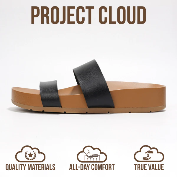 Project Cloud Women's | Lightweight Platform Sandals | Memory Foam Technology | Anti-Slip - Hilltop - Image 10