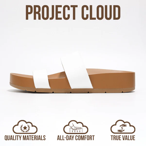 Project Cloud Women's | Lightweight Platform Sandals | Memory Foam Technology | Anti-Slip - Hilltop - Image 16