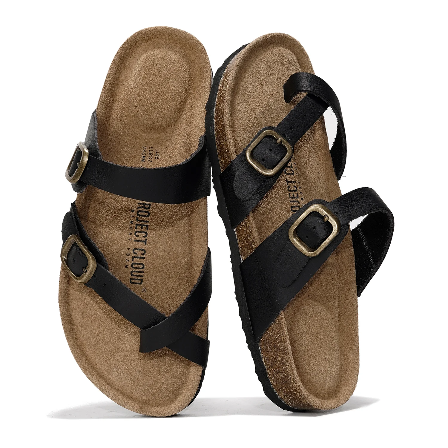 Project Cloud Women's | Genuine Leather Sandals | Memory Foam | Lightweight | Non-Slip - Lian - Image 13