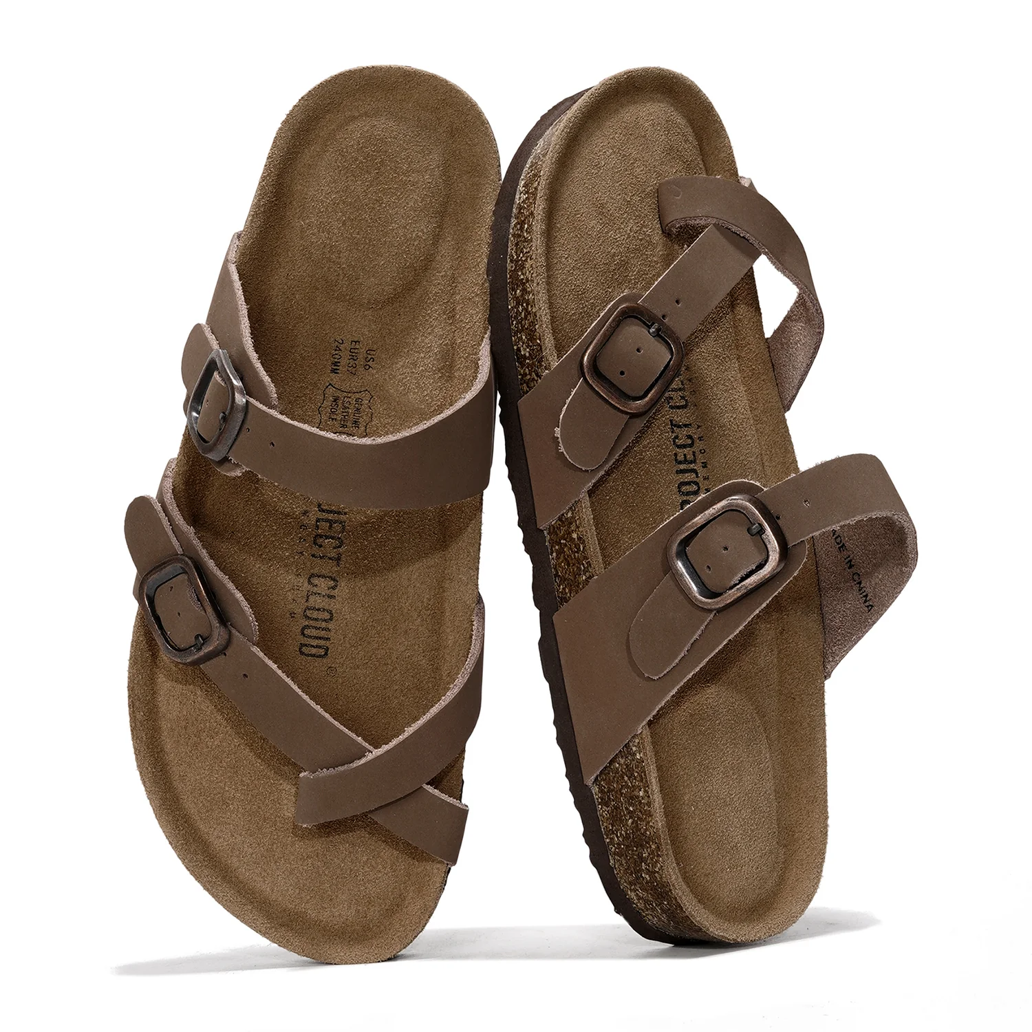 Project Cloud Women's | Genuine Leather Sandals | Memory Foam | Lightweight | Non-Slip - Lian - Image 25