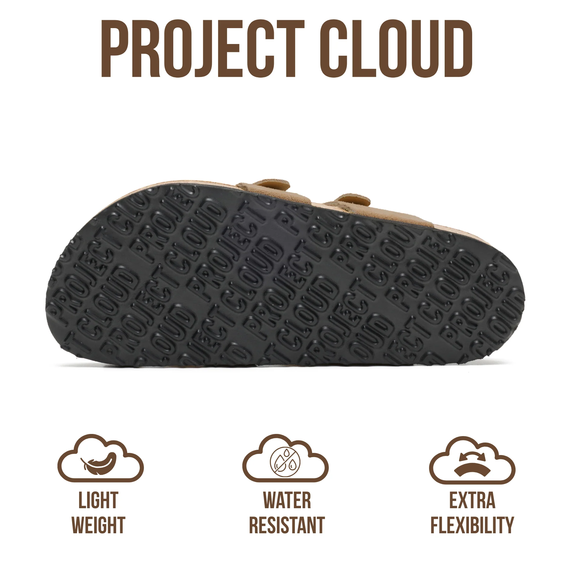 Project Cloud Women's | Genuine Leather Sandals | Memory Foam | Lightweight | Non-Slip - Lian - Image 5