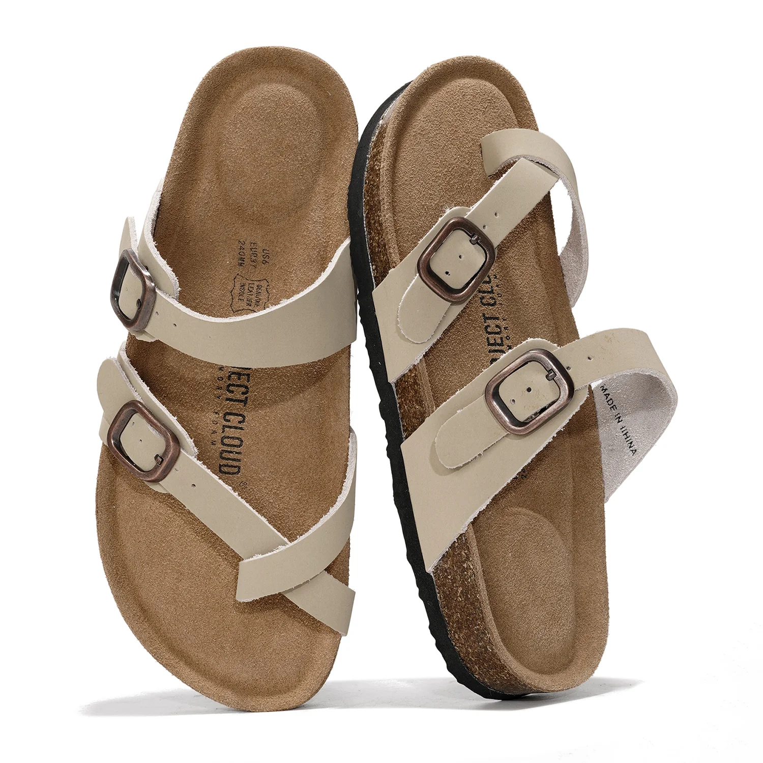 Project Cloud Women's | Genuine Leather Sandals | Memory Foam | Lightweight | Non-Slip - Lian - Image 7