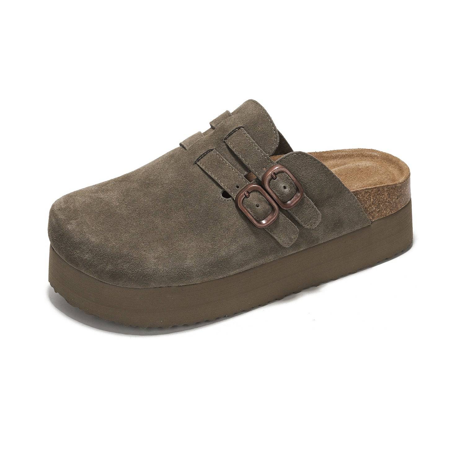 Project Cloud Women's | Genuine Leather Clogs for Women | Memory Foam | Lightweight | Non-Slip - Stephi - Image 14