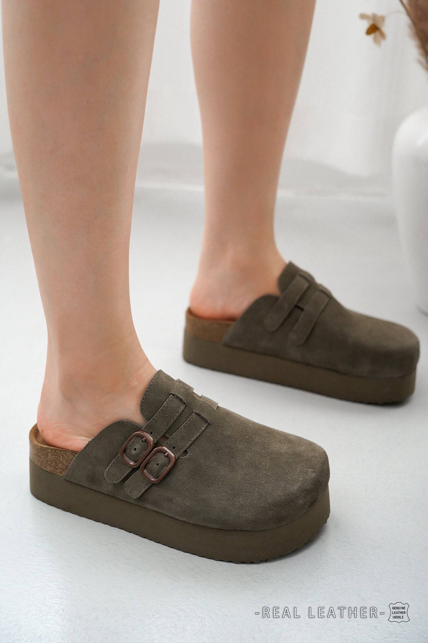 Project Cloud Women's | Genuine Leather Clogs for Women | Memory Foam | Lightweight | Non-Slip - Stephi - Image 18