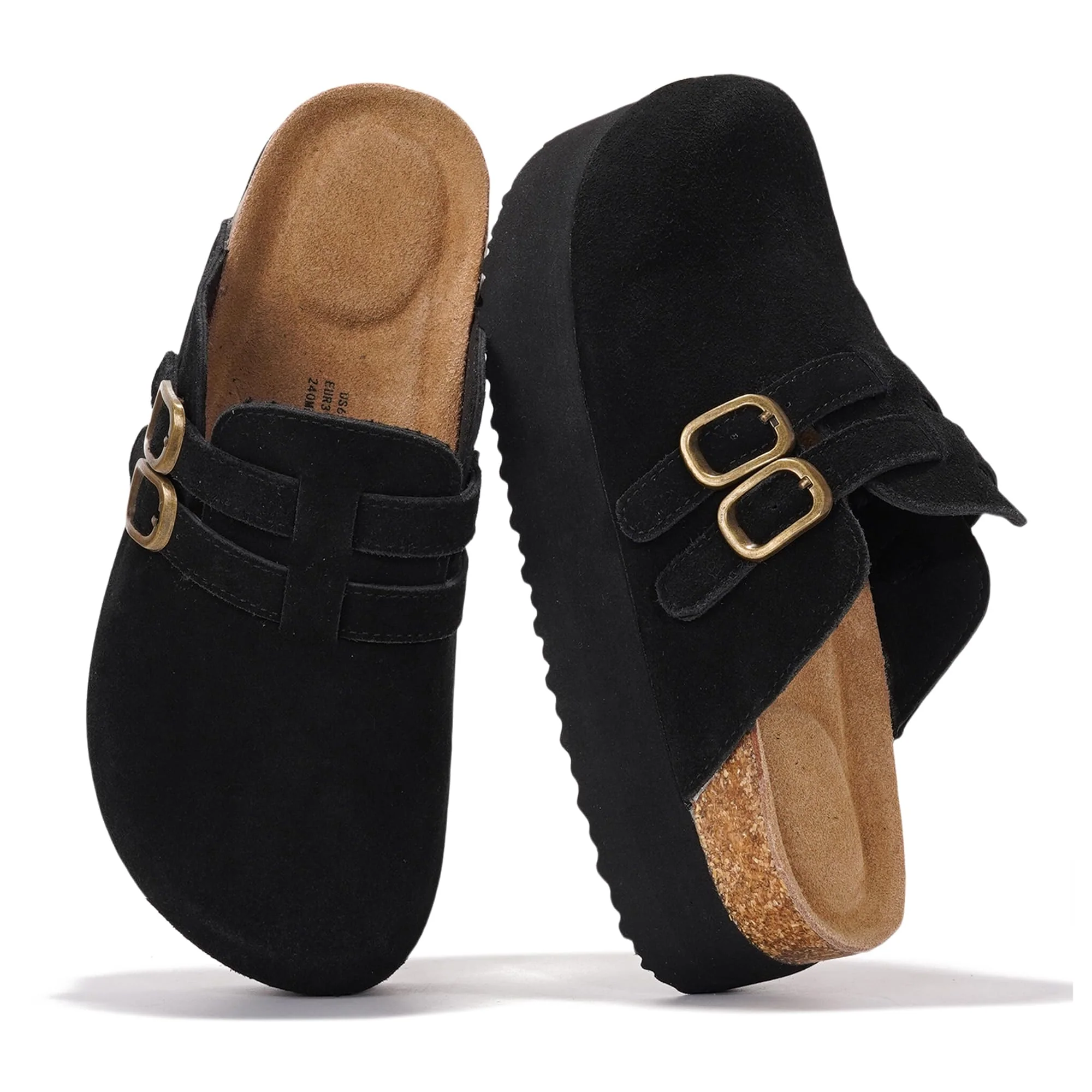 Project Cloud Women's | Genuine Leather Clogs for Women | Memory Foam | Lightweight | Non-Slip - Stephi - Image 19