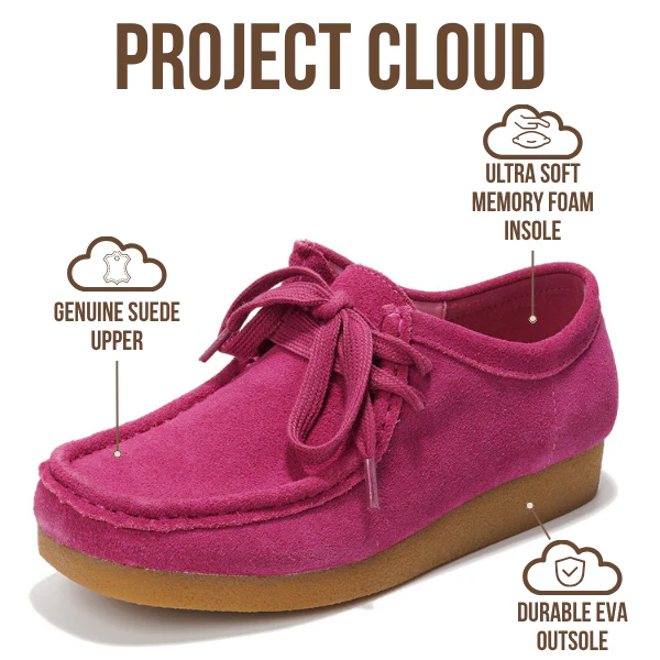 Project Cloud Women's | Oxford Shoes for Women | Genuine Leather | Memory Foam | Lightweight | Non-Slip - Wally - Image 21
