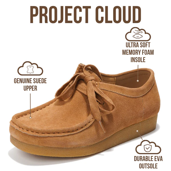 Project Cloud Women's | Oxford Shoes for Women | Genuine Leather | Memory Foam | Lightweight | Non-Slip - Wally - Image 27