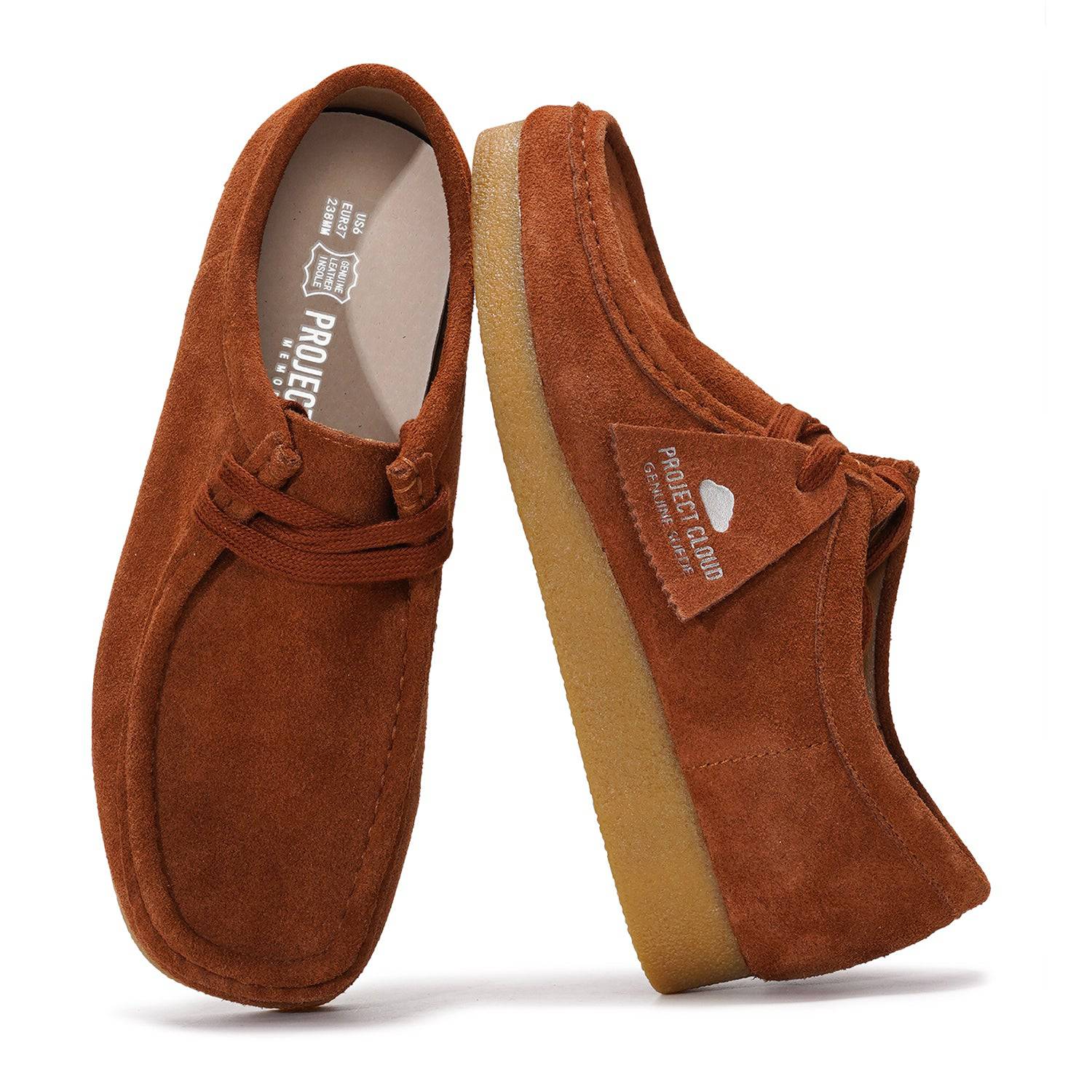 Project Cloud Women's | Oxford Shoes for Women | Genuine Leather | Memory Foam | Lightweight | Non-Slip - Wally - Image 37