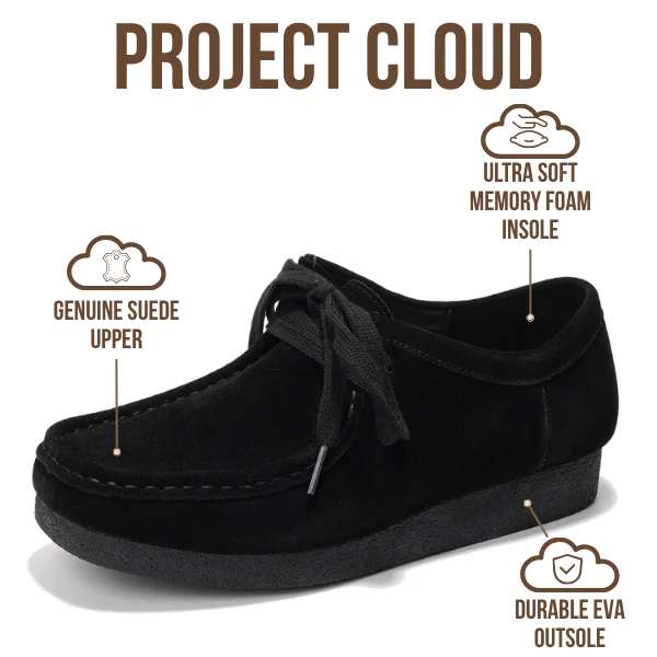 Project Cloud Women's | Oxford Shoes for Women | Genuine Leather | Memory Foam | Lightweight | Non-Slip - Wally - Image 45