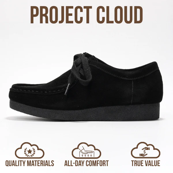 Project Cloud Women's | Oxford Shoes for Women | Genuine Leather | Memory Foam | Lightweight | Non-Slip - Wally - Image 46