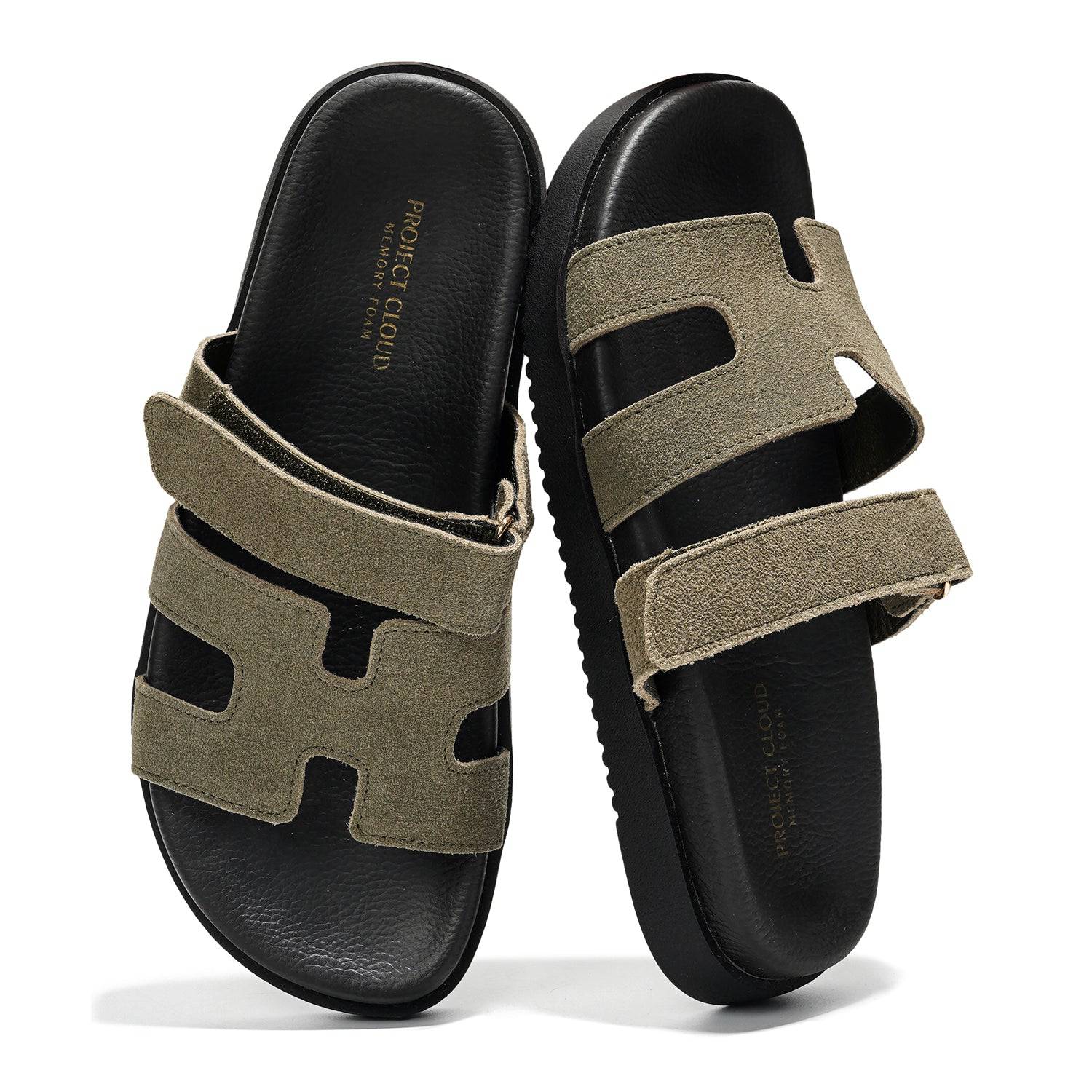 Project Cloud Women's | 100% Genuine Leather Women's Sandals | Plush Soft Insole | Lightweight | Non-Slip - Mayvy - Image 34