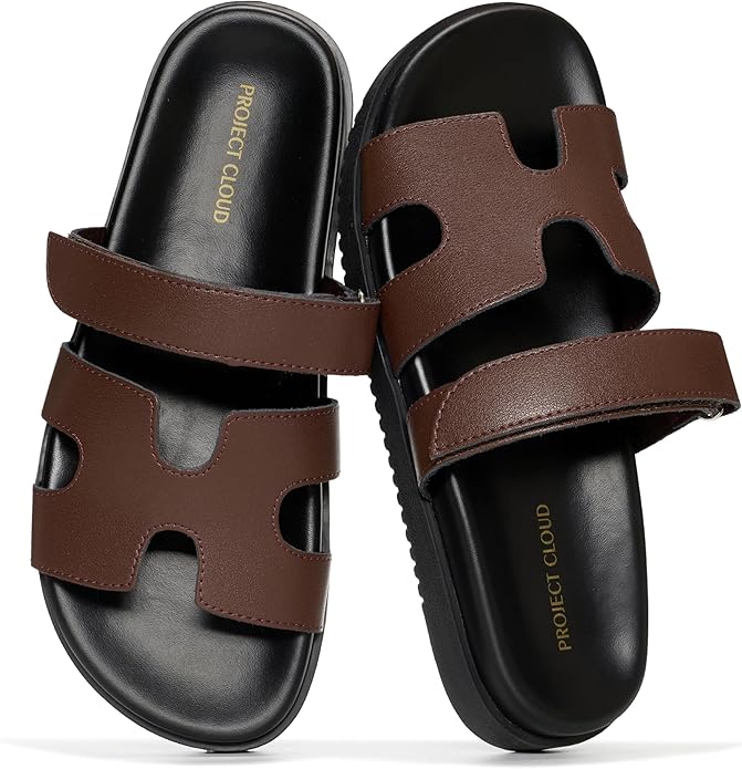 Project Cloud Women's | 100% Genuine Leather Women's Sandals | Plush Soft Insole | Lightweight | Non-Slip - Mayvy - Image 45