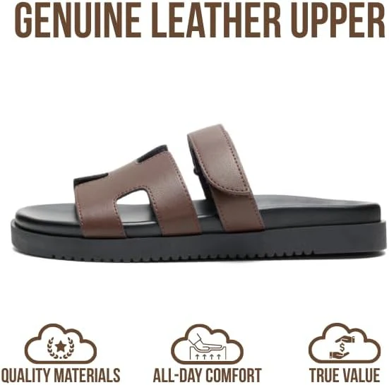 Project Cloud Women's | 100% Genuine Leather Women's Sandals | Plush Soft Insole | Lightweight | Non-Slip - Mayvy - Image 48