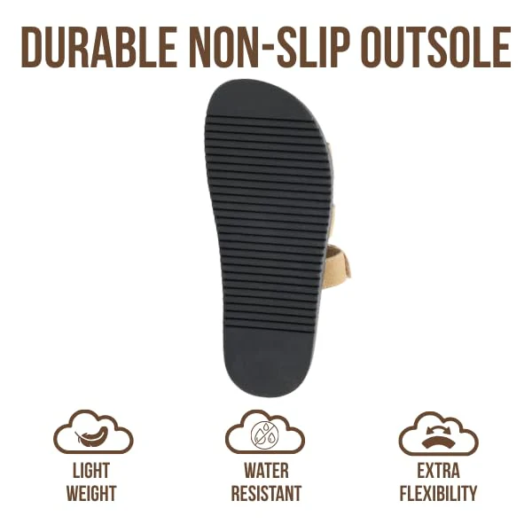 Project Cloud Women's | 100% Genuine Leather Women's Sandals | Plush Soft Insole | Lightweight | Non-Slip - Mayvy - Image 5