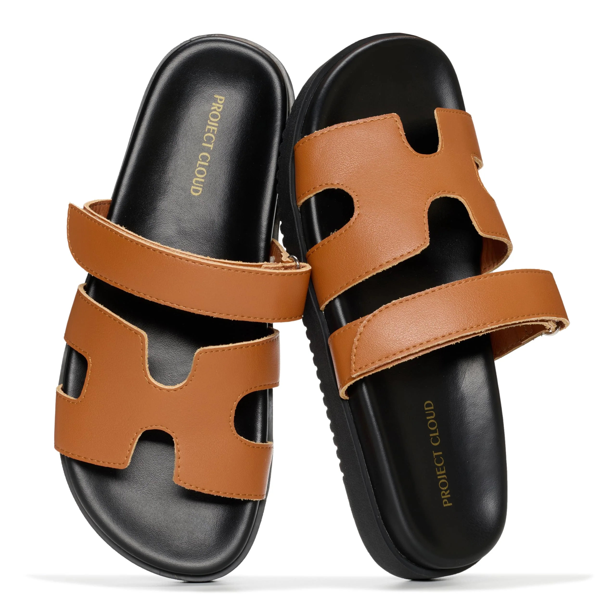 Project Cloud Women's | 100% Genuine Leather Women's Sandals | Plush Soft Insole | Lightweight | Non-Slip - Mayvy - Image 55