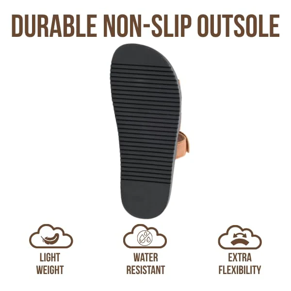 Project Cloud Women's | 100% Genuine Leather Women's Sandals | Plush Soft Insole | Lightweight | Non-Slip - Mayvy - Image 59
