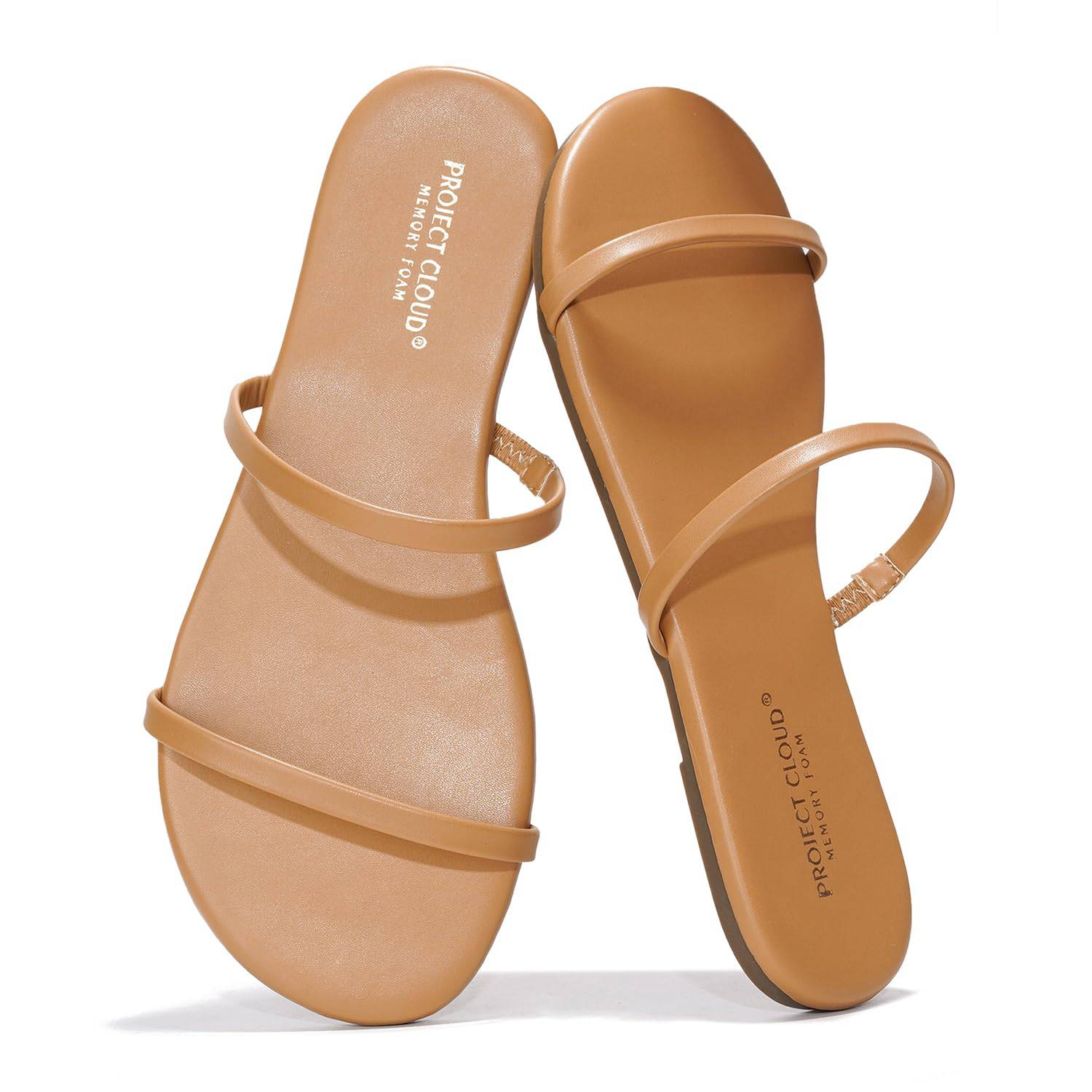 Project Cloud Women's | Flip Flops for Women | Eco-Leather | Memory Foam | Non-Slip - Transition - Image 10