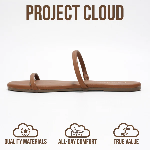 Project Cloud Women's | Flip Flops for Women | Eco-Leather | Memory Foam | Non-Slip - Transition - Image 27