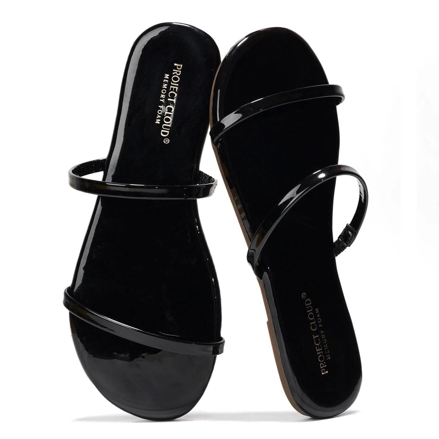Project Cloud Women's | Flip Flops for Women | Eco-Leather | Memory Foam | Non-Slip - Transition - Image 30