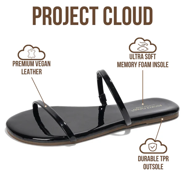 Project Cloud Women's | Flip Flops for Women | Eco-Leather | Memory Foam | Non-Slip - Transition - Image 32