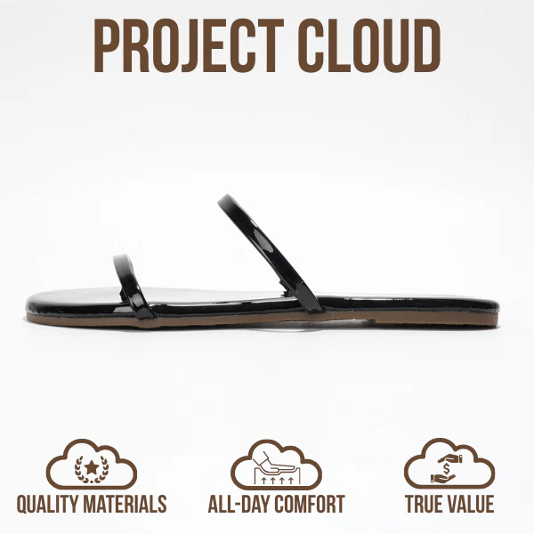 Project Cloud Women's | Flip Flops for Women | Eco-Leather | Memory Foam | Non-Slip - Transition - Image 33