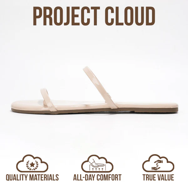 Project Cloud Women's | Flip Flops for Women | Eco-Leather | Memory Foam | Non-Slip - Transition - Image 39