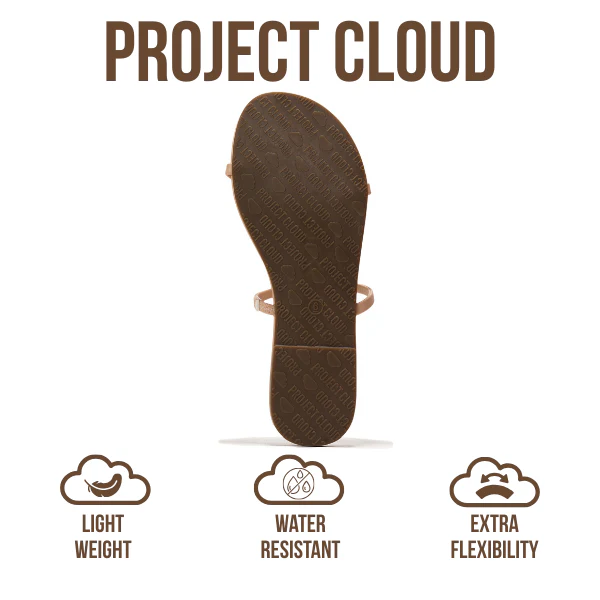 Project Cloud Women's | Flip Flops for Women | Eco-Leather | Memory Foam | Non-Slip - Transition - Image 5