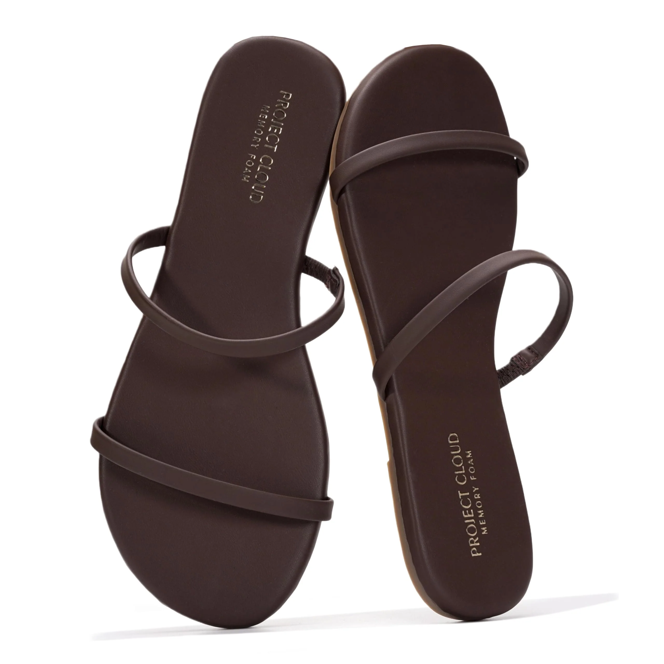 Project Cloud Women's | Flip Flops for Women | Eco-Leather | Memory Foam | Non-Slip - Transition - Image 69
