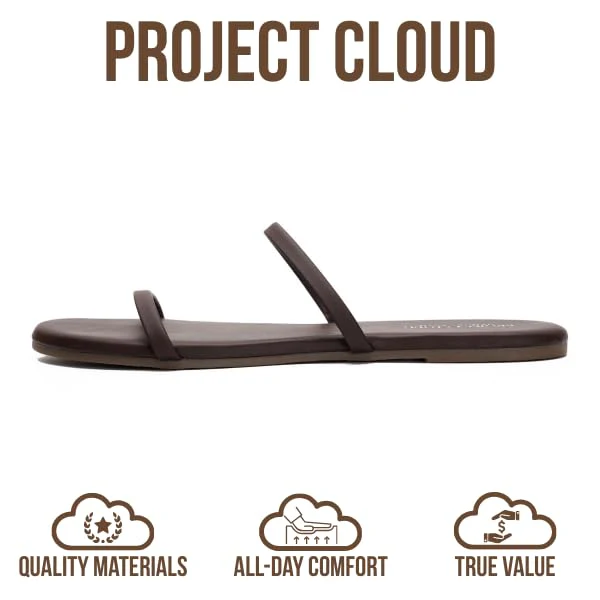 Project Cloud Women's | Flip Flops for Women | Eco-Leather | Memory Foam | Non-Slip - Transition - Image 72