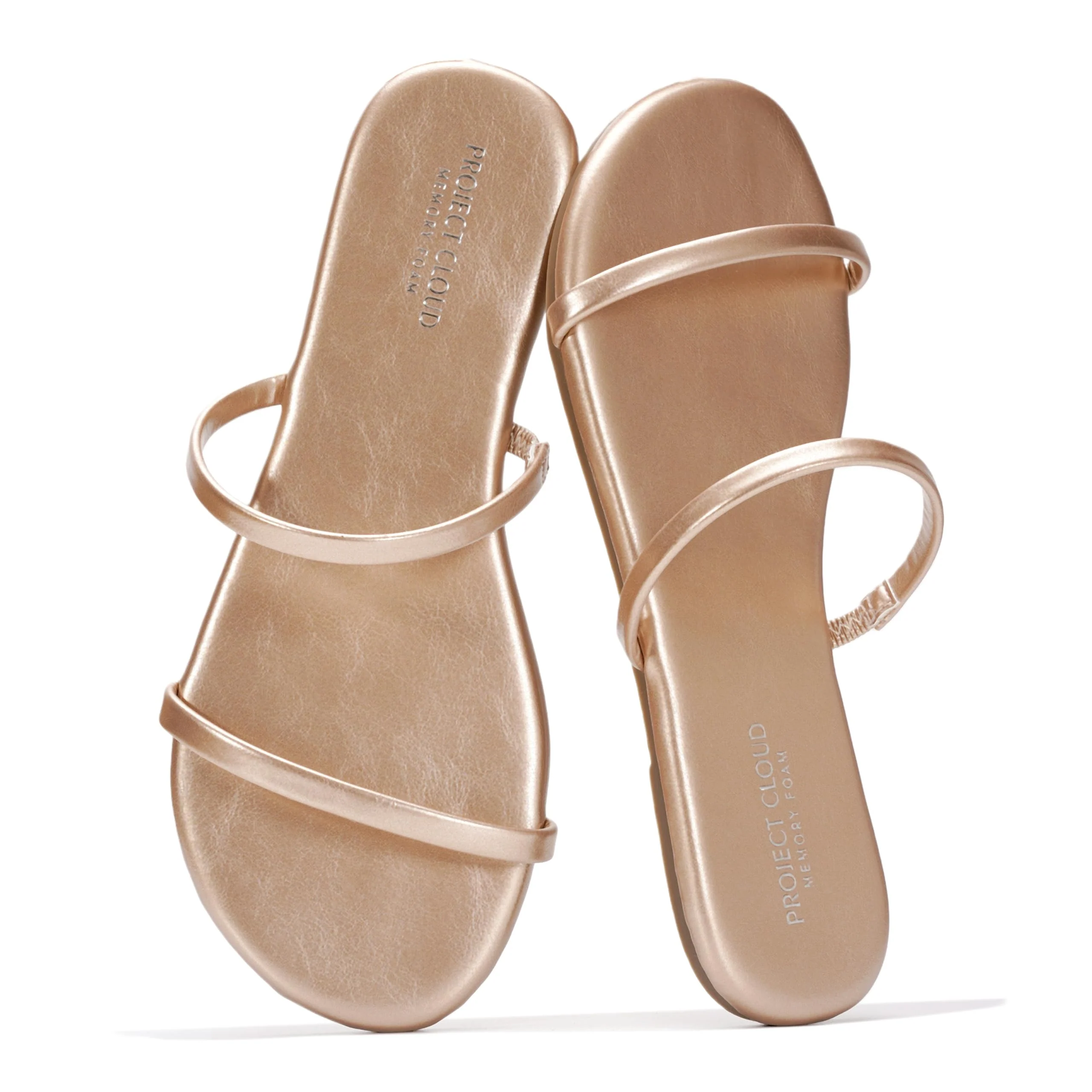Project Cloud Women's | Flip Flops for Women | Eco-Leather | Memory Foam | Non-Slip - Transition - Image 74