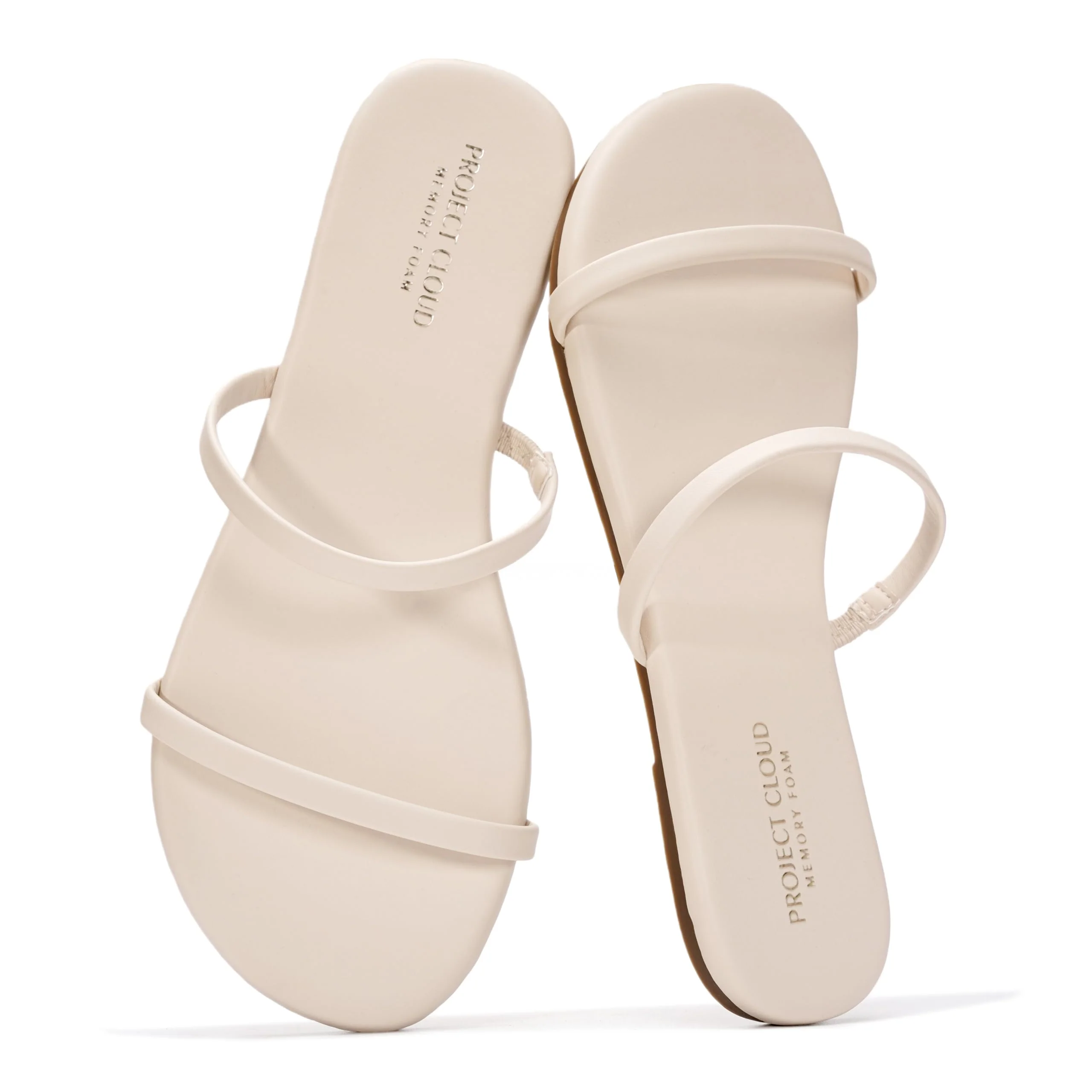 Project Cloud Women's | Flip Flops for Women | Eco-Leather | Memory Foam | Non-Slip - Transition - Image 84