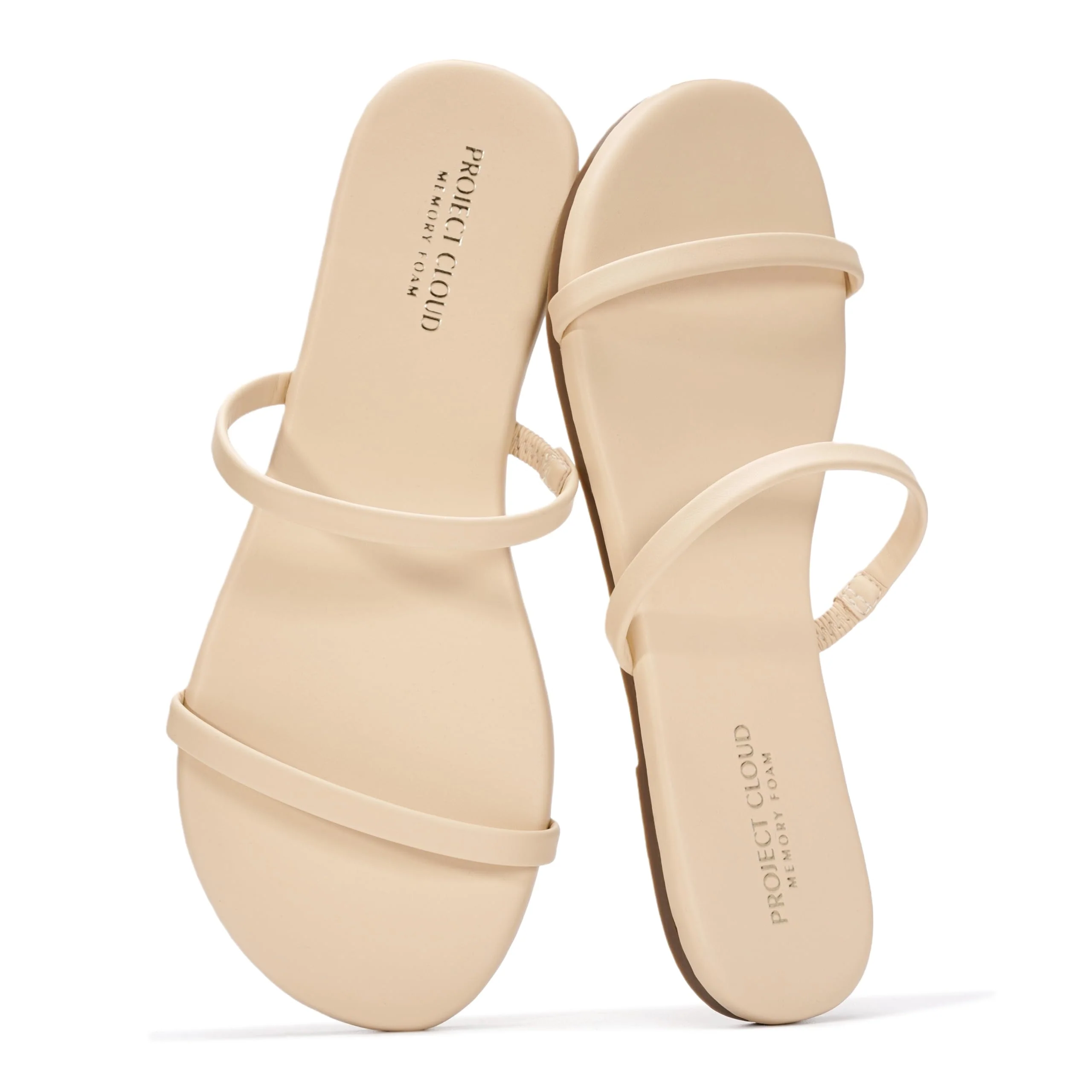 Project Cloud Women's | Flip Flops for Women | Eco-Leather | Memory Foam | Non-Slip - Transition - Image 89