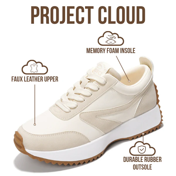 Project Cloud Women's | Fashion Sneakers | Lace-Up | Memory Foam | Lightweight | Non-Slip - Balinda - Image 15