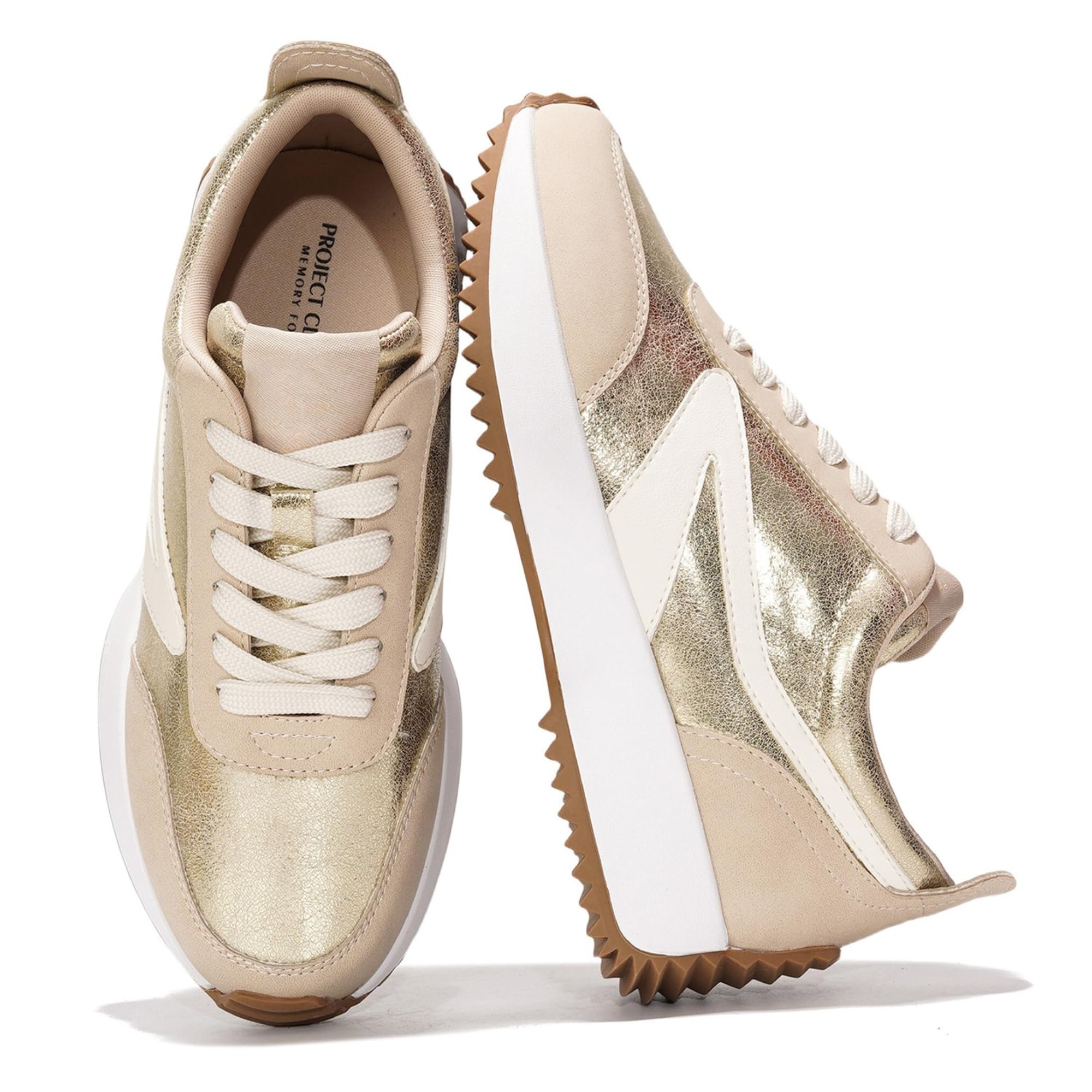 Project Cloud Women's | Fashion Sneakers | Lace-Up | Memory Foam | Lightweight | Non-Slip - Balinda - Image 19