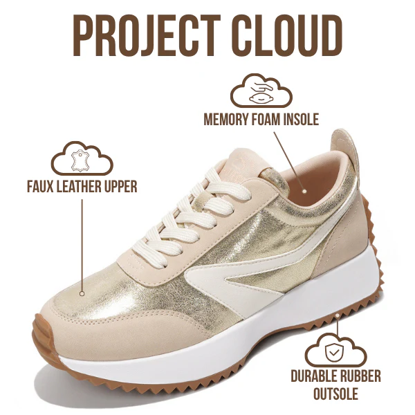 Project Cloud Women's | Fashion Sneakers | Lace-Up | Memory Foam | Lightweight | Non-Slip - Balinda - Image 21