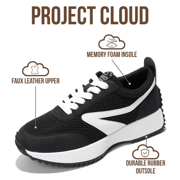 Project Cloud Women's | Fashion Sneakers | Lace-Up | Memory Foam | Lightweight | Non-Slip - Balinda - Image 33