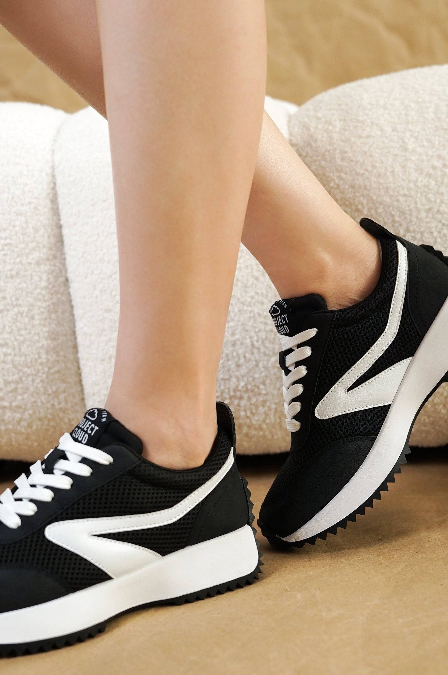 Project Cloud Women's | Fashion Sneakers | Lace-Up | Memory Foam | Lightweight | Non-Slip - Balinda - Image 36