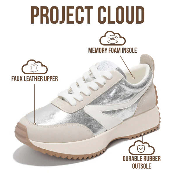 Project Cloud Women's | Fashion Sneakers | Lace-Up | Memory Foam | Lightweight | Non-Slip - Balinda - Image 39