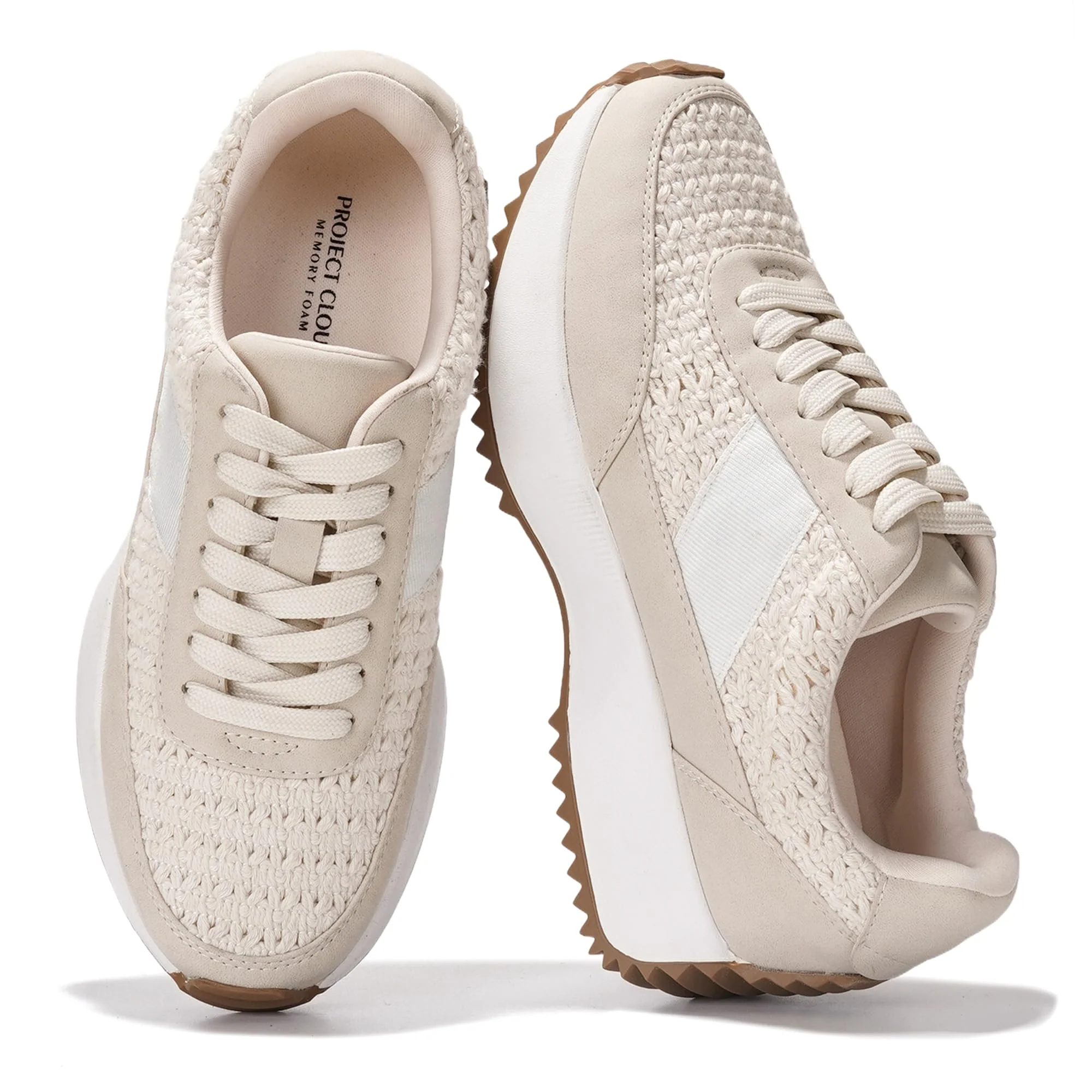 Project Cloud Women's | Memory Foam Fashion Sneakers | Lightweight | Non-Slip - Serena - Image 13