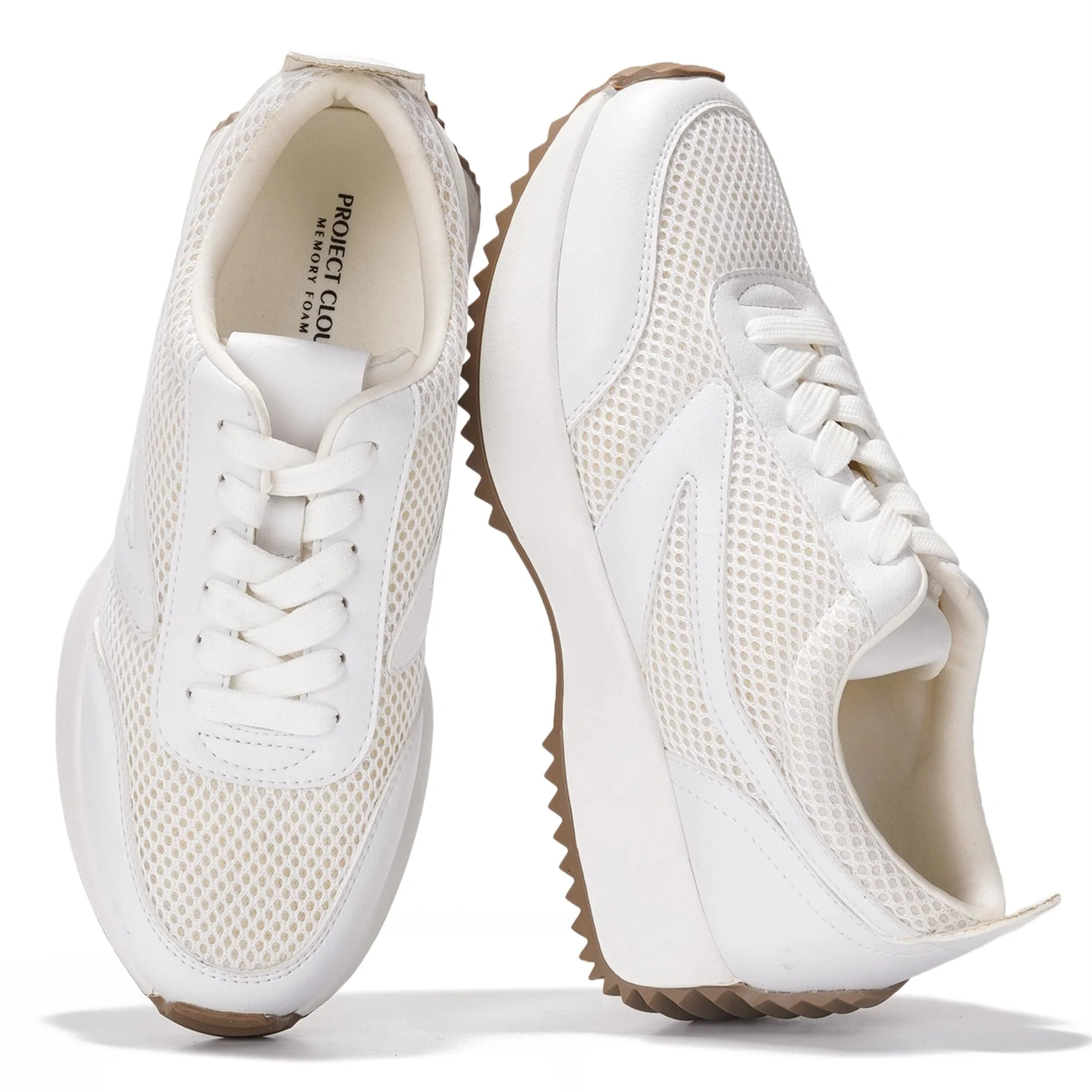 Project Cloud Women's | Memory Foam Fashion Sneakers | Lightweight | Non-Slip - Serena - Image 19