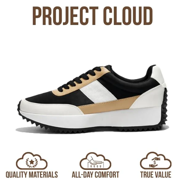 Project Cloud Women's | Memory Foam Fashion Sneakers | Lightweight | Non-Slip - Serena - Image 4