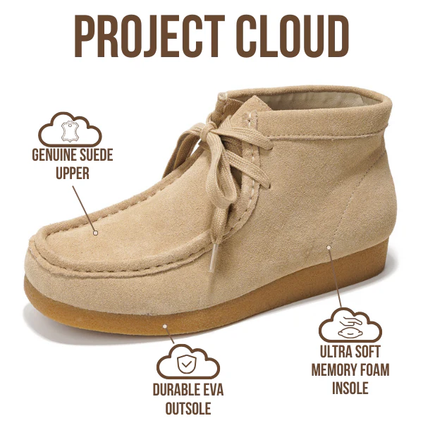 Project Cloud Women's | 100% Genuine Suede Ankle Boots | ProjectPlush | Non-Slip - Wally Boot - Image 11