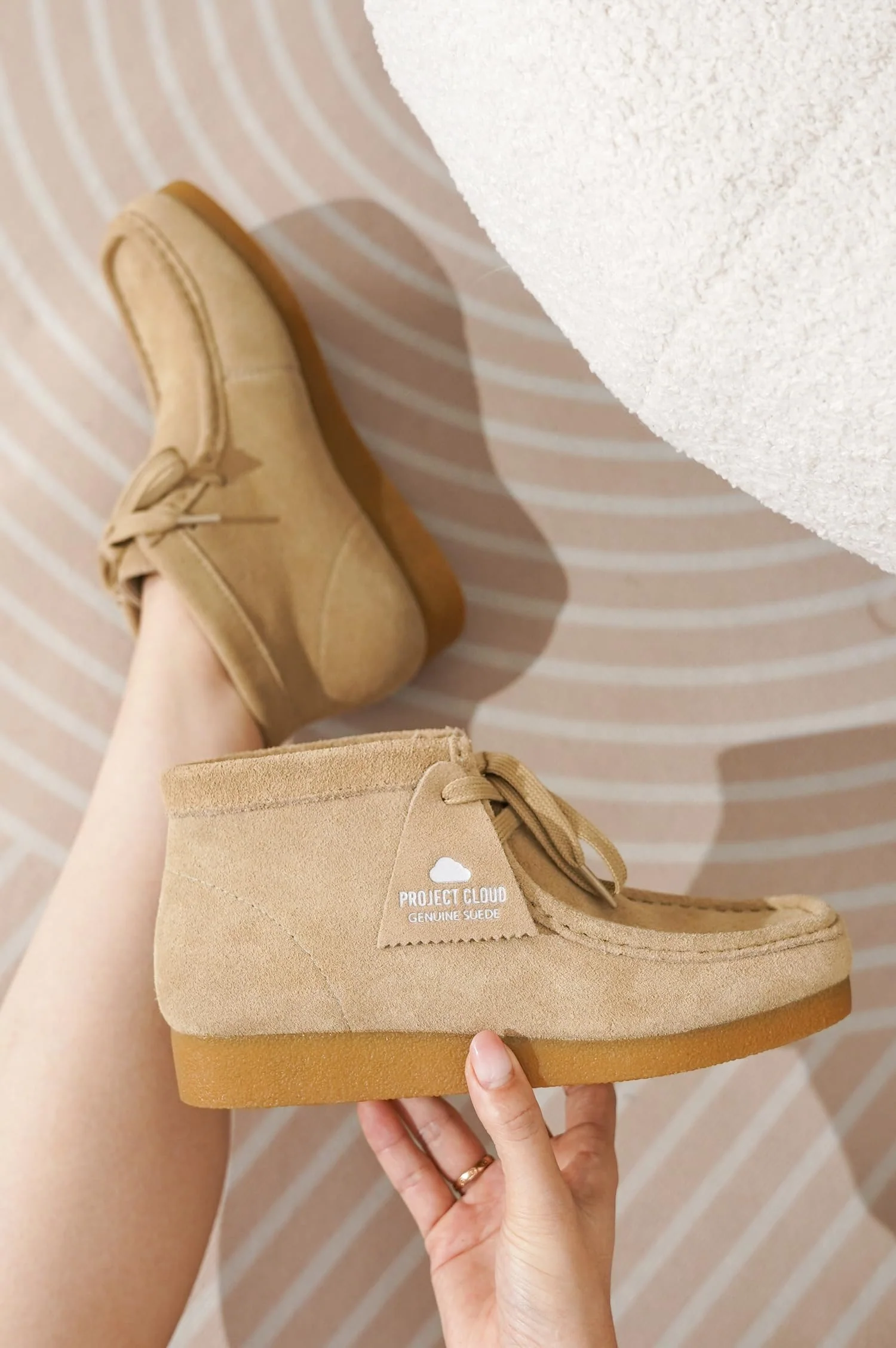 Project Cloud Women's | 100% Genuine Suede Ankle Boots | ProjectPlush | Non-Slip - Wally Boot - Image 14