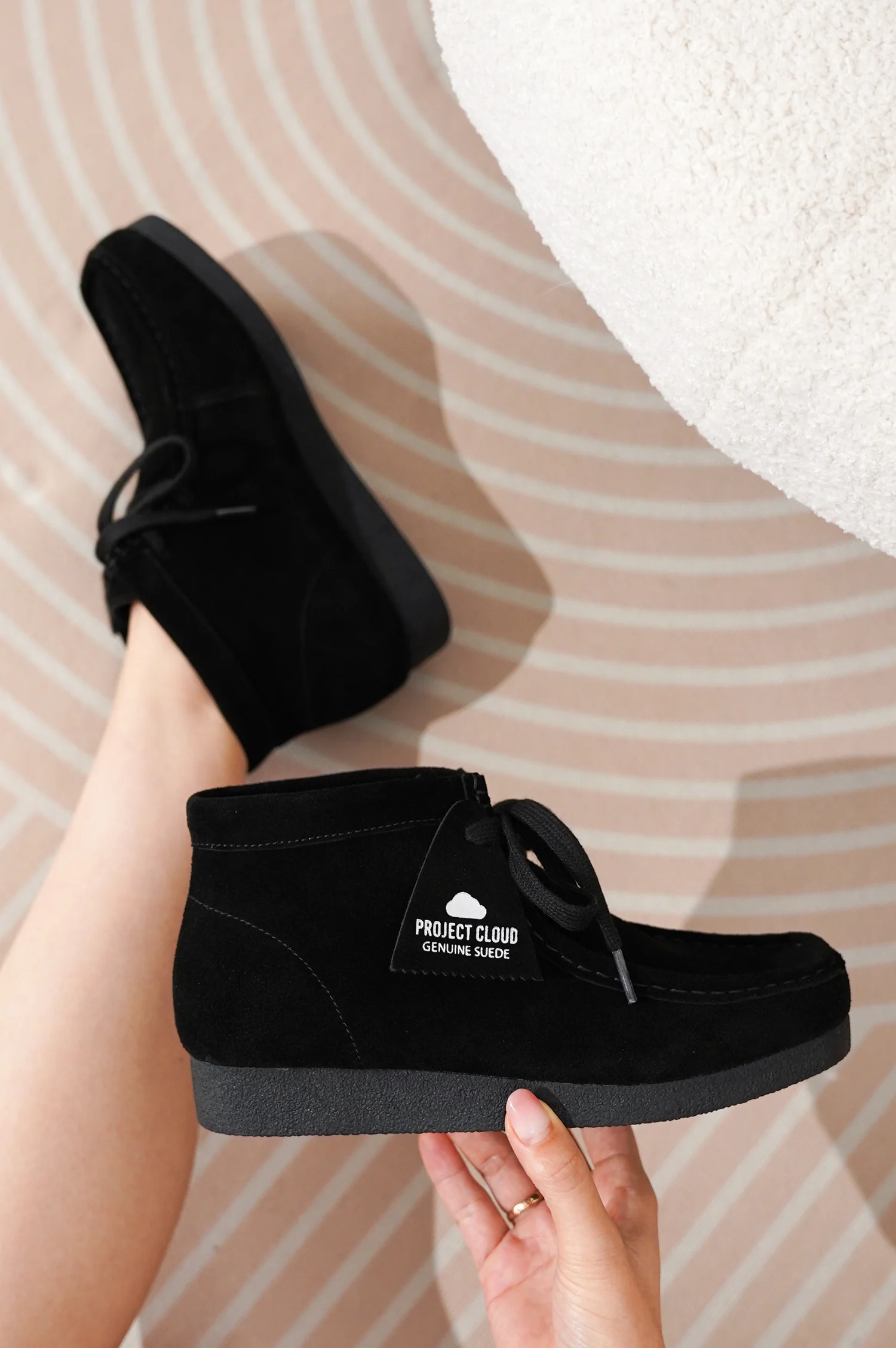 Project Cloud Women's | 100% Genuine Suede Ankle Boots | ProjectPlush | Non-Slip - Wally Boot - Image 20
