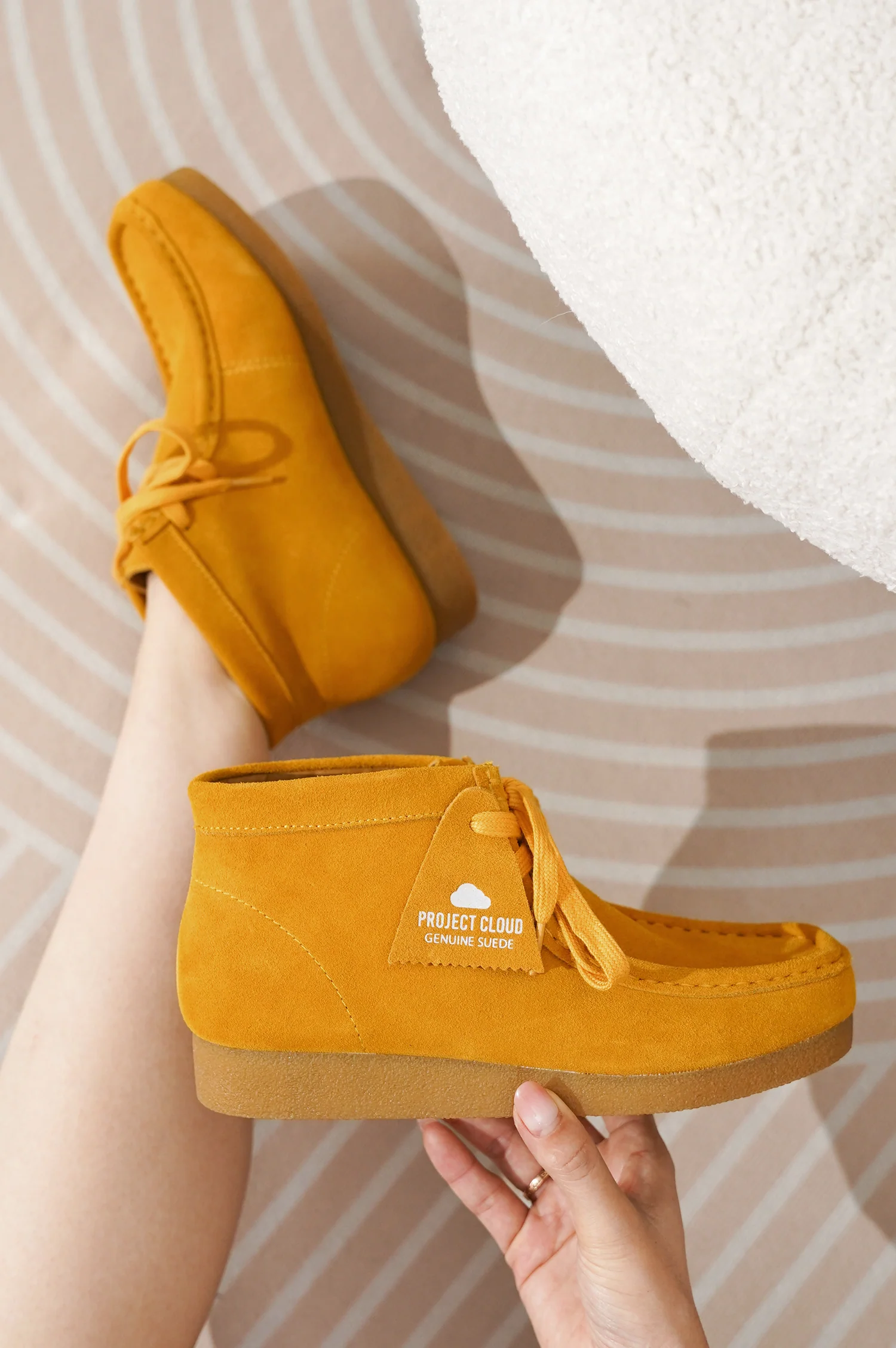 Project Cloud Women's | 100% Genuine Suede Ankle Boots | ProjectPlush | Non-Slip - Wally Boot - Image 8